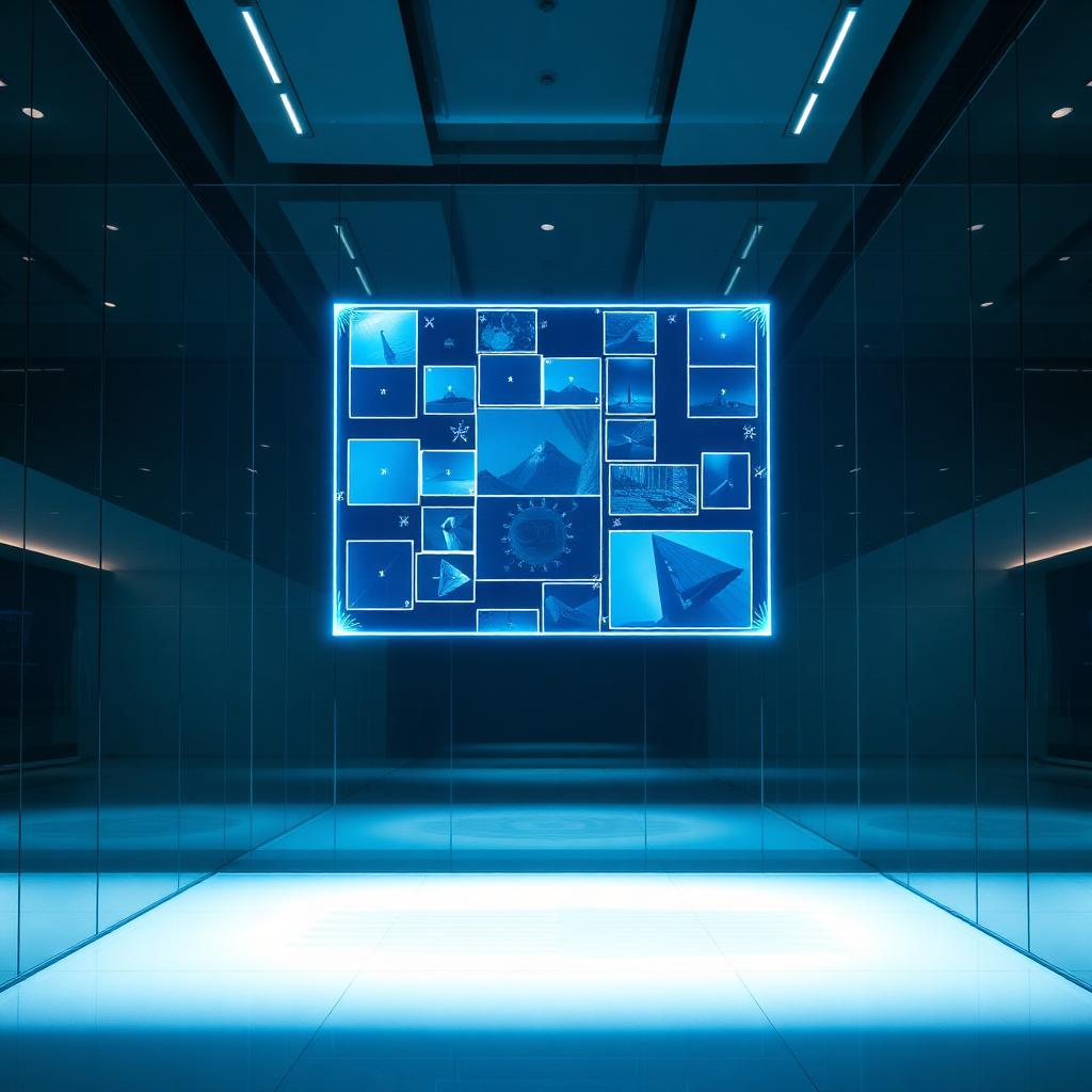 Enterprise creative asset library visualization
